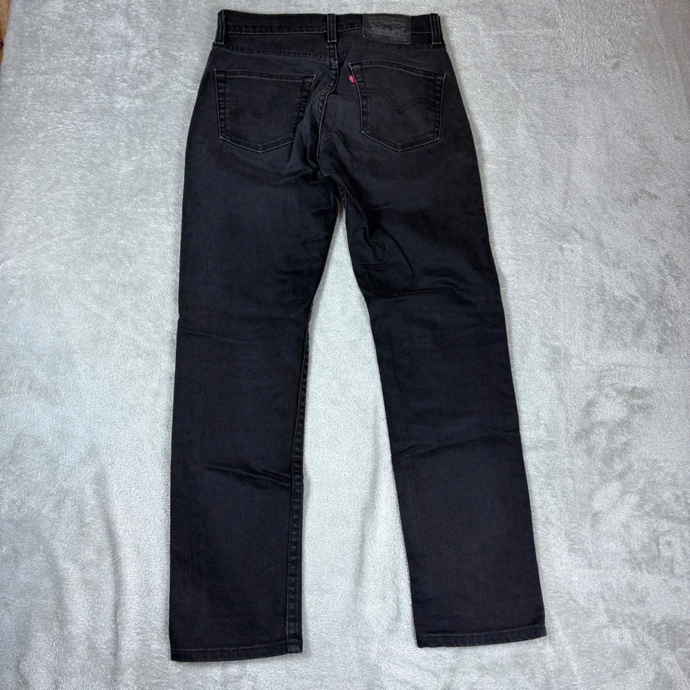 Levi's Jeans Mens 29x30 (Fits‎ 30x30) 511 Slim Fit Black Stretch Denim Pants